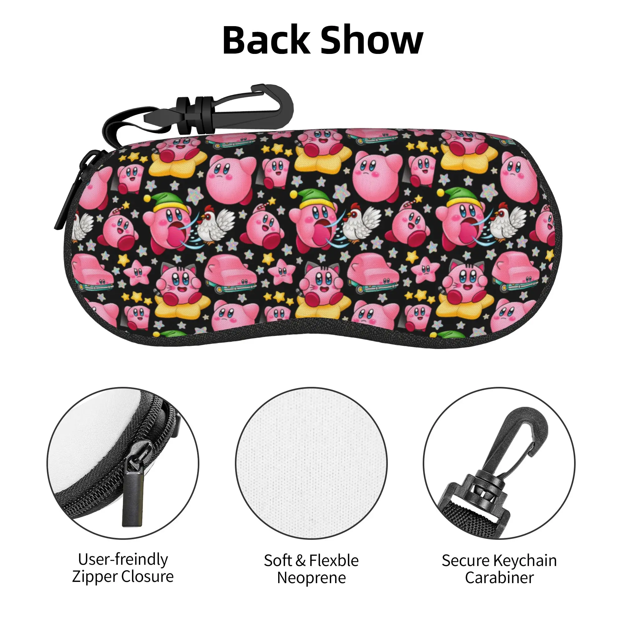 Kirby Rainbow Star Rooster Seamless Pattern Shell Eyeglasses Case Women Men Cute Glasses Case Sunglasses Box Pouch
Kirby Rainbow Star Rooster Seamless Pattern Shell Eyeglasses Case Women Men Cute Glasses Case Sunglasses Box Pouch