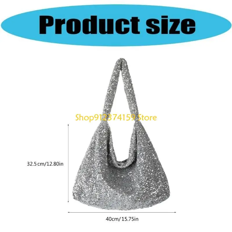 G5AE Glitters Evening Bag Stylish Handbag Spacious Shoulder Bags for Work or Leisure
G5AE Glitters Evening Bag Stylish Handbag Spacious Shoulder Bags for Work or Leisure