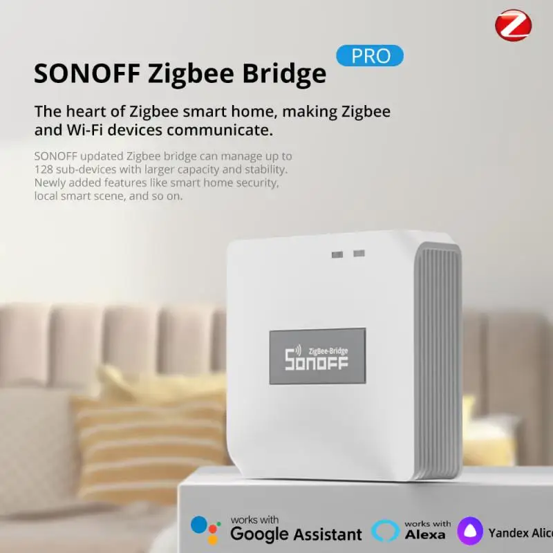 SONOFF ZB Bridge-P Ewelink Zigbee Bridge Pro Multi-Mode Smart Gateway Support 128 Devices Remote Control Via Alexa Google Home
SONOFF ZB Bridge-P Ewelink Zigbee Bridge Pro Multi-Mode Smart Gateway Support 128 Devices Remote Control Via Alexa Google Home