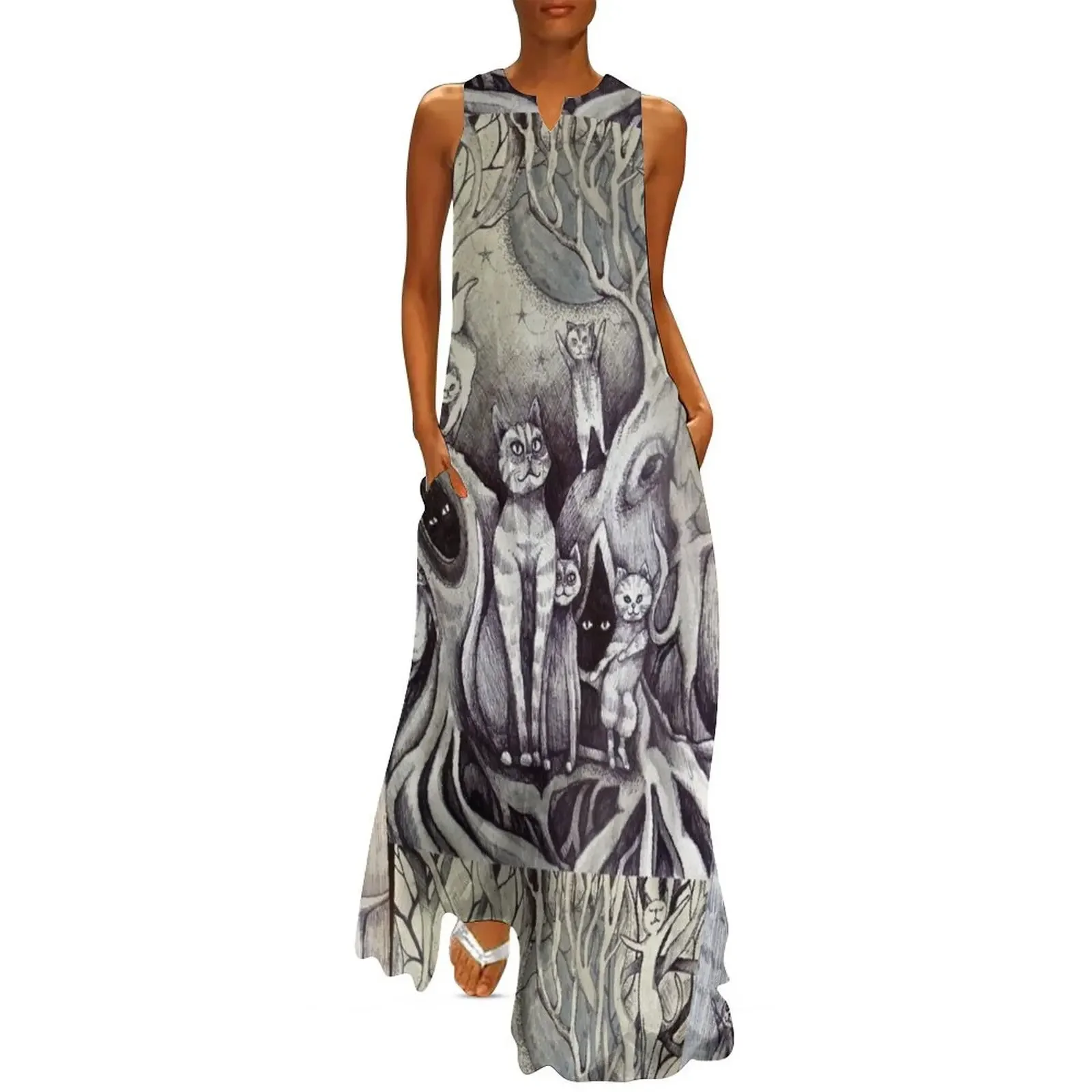 they danced under the light of the moon cat art Long Dress birthday dress Dress for girls evening dresses women
they danced under the light of the moon cat art Long Dress birthday dress Dress for girls evening dresses women