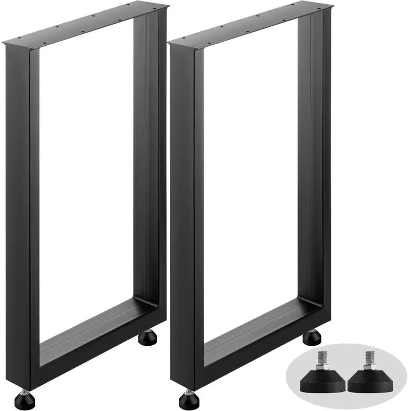 Pair of Iron Desk Supports 28x24x3.1 Inch For Dining Room Kitchen Home Office Heavy Duty Square Box Section Metal Furniture Bases Industrial Black Finish 2 Pack
Pair of Iron Desk Supports 28x24x3.1 Inch For Dining Room Kitchen Home Office Heavy Duty Square Box Section Metal Furniture Bases Industrial Black Finish 2 Pack