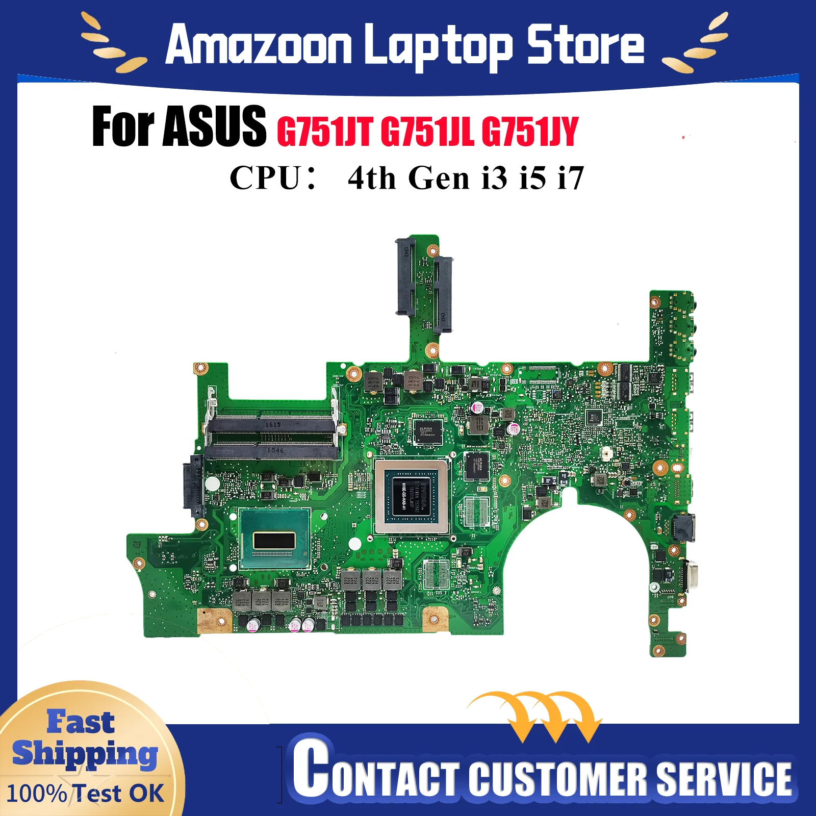 G751JL Материнская плата для ноутбука ASUS ROG G751JL G751JT G751JY G751J Материнская плата для ноутбука с процессором i3 i5 i7 100% тест ОК быстрая доставка
G751JL Материнская плата для ноутбука ASUS ROG G751JL G751JT G751JY G751J Материнская плата для ноутбука с процессором i3 i5 i7 100% тест ОК быстрая доставка