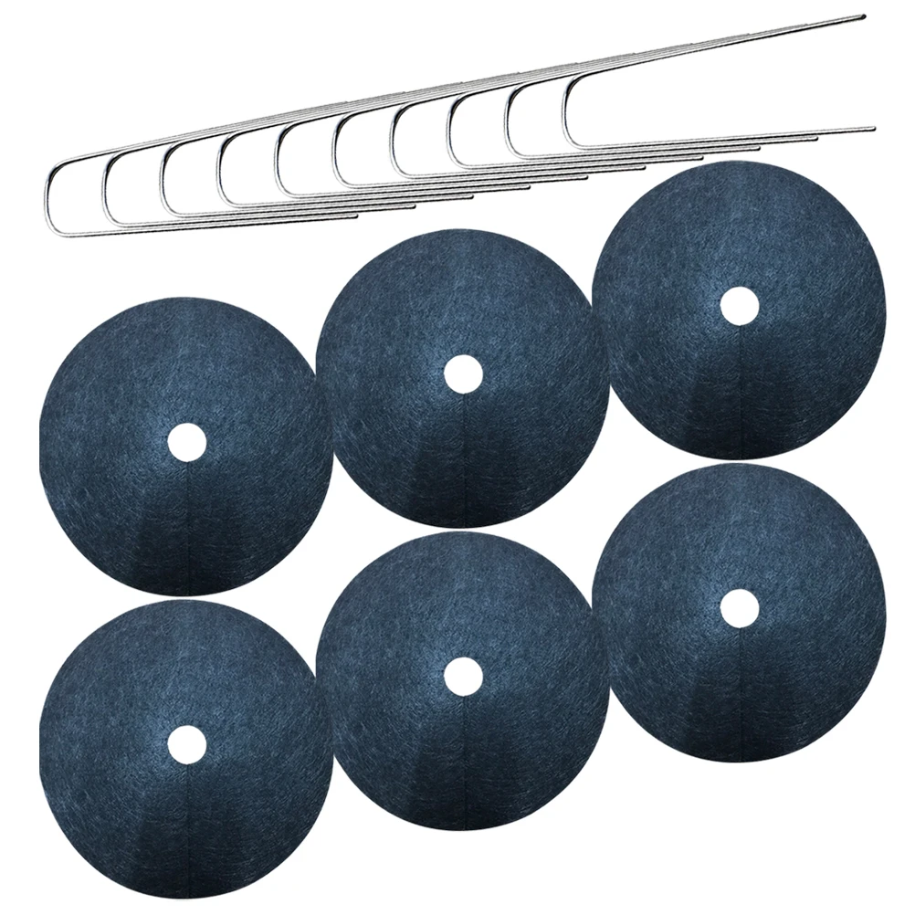 Black Non woven Weeding Cloth 52cm Diameter 20 U shaped Stakes Fabric Garden Plant Protection Anti Grass Cloth
Black Non woven Weeding Cloth 52cm Diameter 20 U shaped Stakes Fabric Garden Plant Protection Anti Grass Cloth