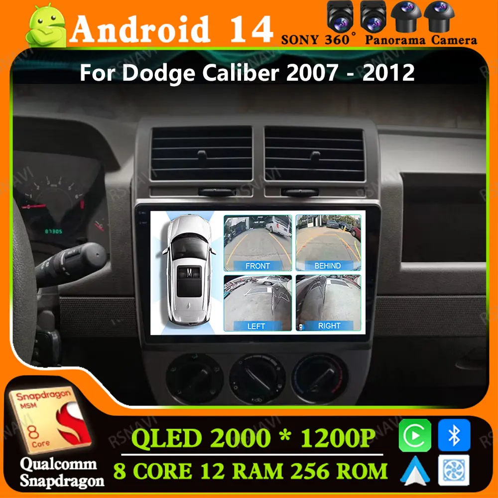 Andoird 14 Автомобильный радиоприемник для Dodge Caliber 2007-2012 2 DIN Viedo Player DSP Stereo 4G LTE Wireless Carplay Auto BT DVD Мультимедиа
Andoird 14 Автомобильный радиоприемник для Dodge Caliber 2007-2012 2 DIN Viedo Player DSP Stereo 4G LTE Wireless Carplay Auto BT DVD Мультимедиа