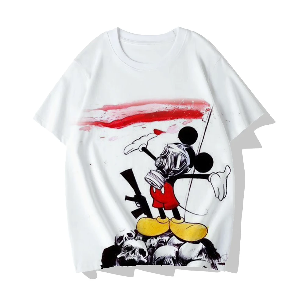 Summer men's and women's T-shirts with cartoon element cartoon mouse 3D hot print fashion round neck short sleeve family T-shirt
Summer men's and women's T-shirts with cartoon element cartoon mouse 3D hot print fashion round neck short sleeve family T-shirt
