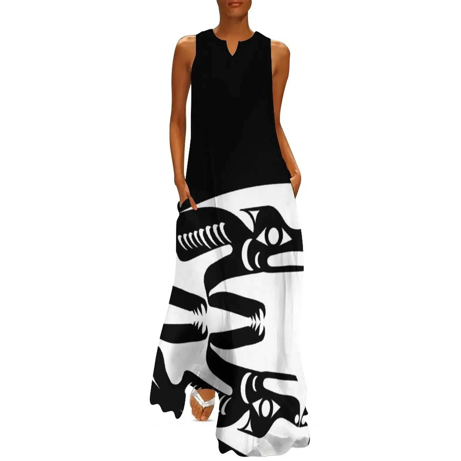 Coast Salish Wolf Long Dress dress for woman women evening dress women clothes women's summer dresses 2025
Coast Salish Wolf Long Dress dress for woman women evening dress women clothes women's summer dresses 2025