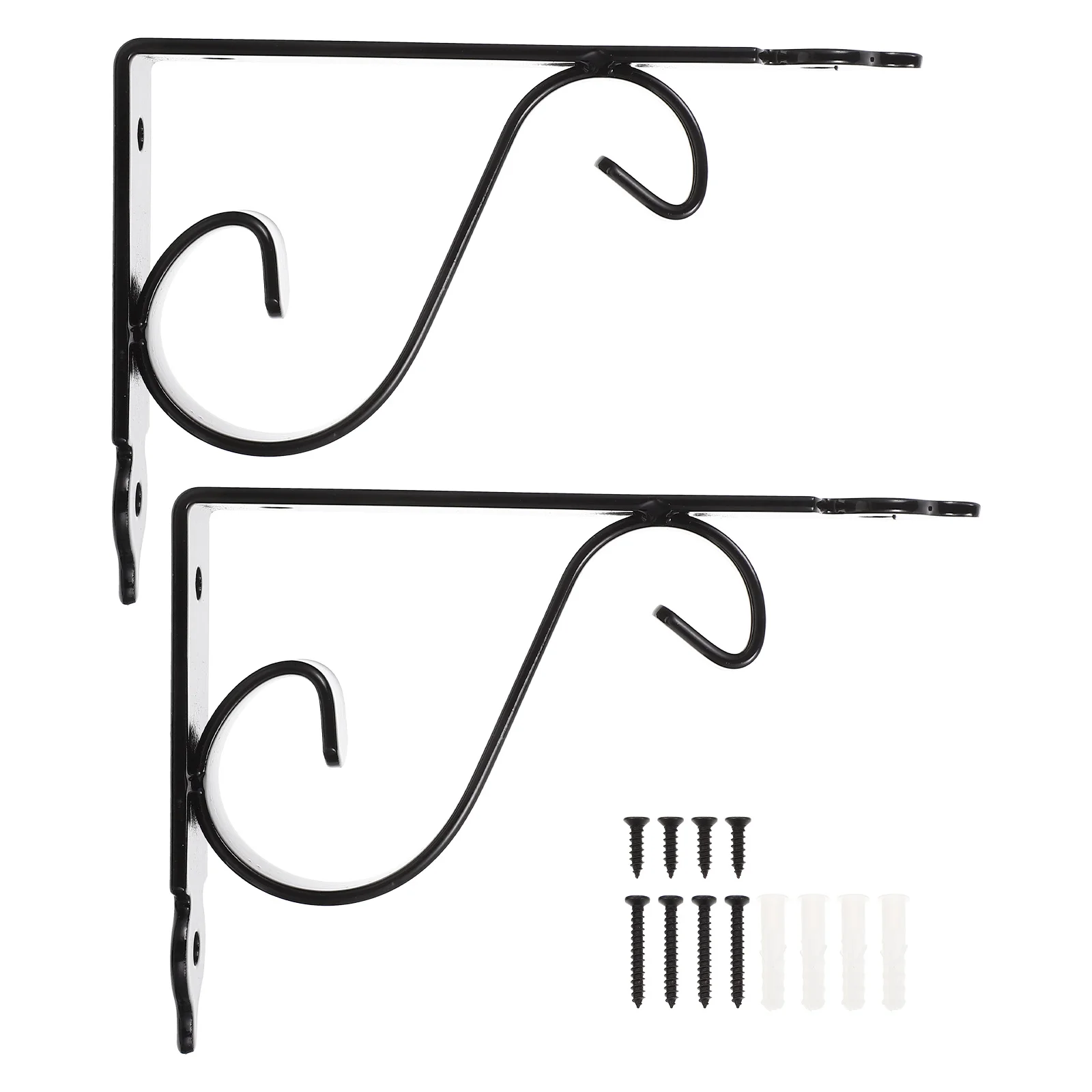 2Sets Heavy Duty Shelf Brackets Premium Iron Wall Mount Support for Kitchen Bathroom Balcony Floating Shelf Brackets Multi-Use
2Sets Heavy Duty Shelf Brackets Premium Iron Wall Mount Support for Kitchen Bathroom Balcony Floating Shelf Brackets Multi-Use