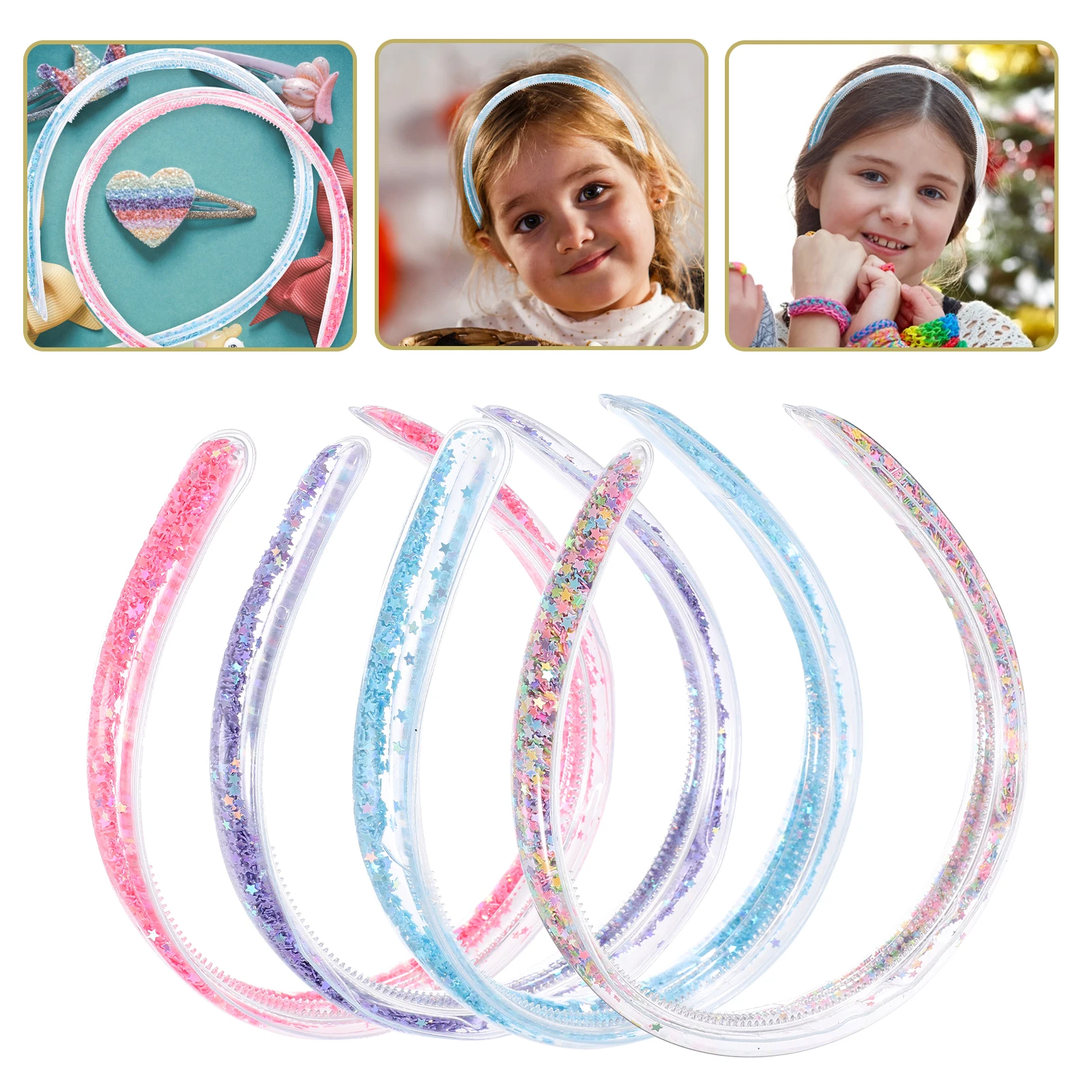 4 Pcs Sequin Headb Girls Glitter Hairb Little Accessories Plastic PVC Transparent Red Colorful Party Masquerade
4 Pcs Sequin Headb Girls Glitter Hairb Little Accessories Plastic PVC Transparent Red Colorful Party Masquerade
