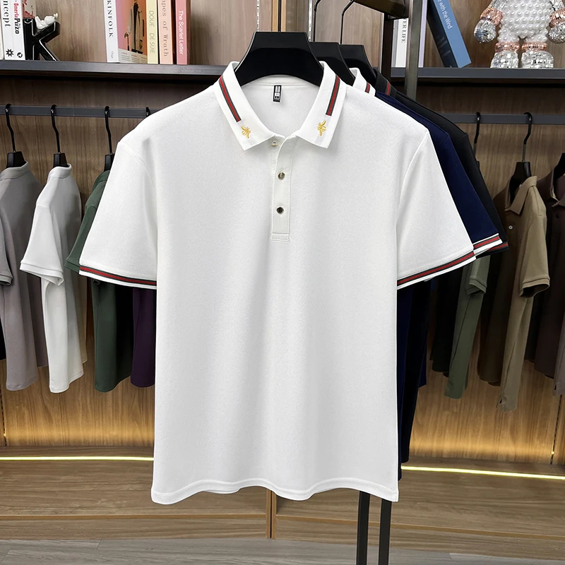 2026 model men's collarless short-sleeved polo shirt - summer business casual half-sleeve casual shirt - versatile top for all o
2026 model men's collarless short-sleeved polo shirt - summer business casual half-sleeve casual shirt - versatile top for all o