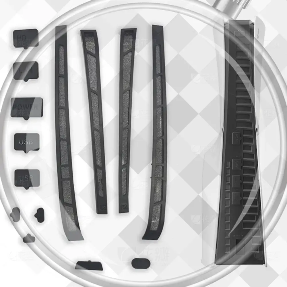 Набор из 12 силиконовых заглушек для защиты от пыли для консоли Playstation 5 Slim, аксессуары
Набор из 12 силиконовых заглушек для защиты от пыли для консоли Playstation 5 Slim, аксессуары