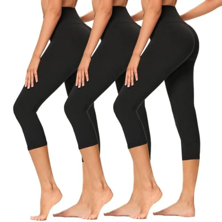 GAYHAY High Waisted Capri Leggings for Women - Soft Slim Yoga Pants for Running Cycling Workout
GAYHAY High Waisted Capri Leggings for Women - Soft Slim Yoga Pants for Running Cycling Workout