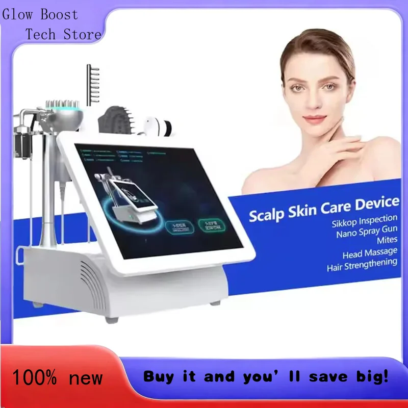 Свечение 5 в 1, высокочастотное обнаружение волосяного фолликула, лечение кожи головы, анализ волос, уход за кожей головы, массаж, рост волос D
Свечение 5 в 1, высокочастотное обнаружение волосяного фолликула, лечение кожи головы, анализ волос, уход за кожей головы, массаж, рост волос D