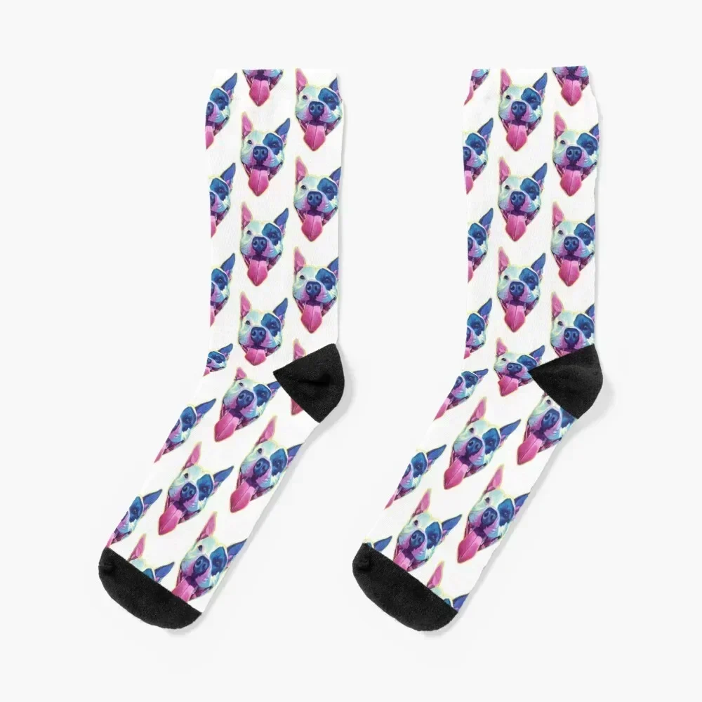 Happy Pit Bull - Slobbery Smiling Colorful Pitbull Dog Socks Running short anti-slip Wholesale Man Socks Women's
Happy Pit Bull - Slobbery Smiling Colorful Pitbull Dog Socks Running short anti-slip Wholesale Man Socks Women's