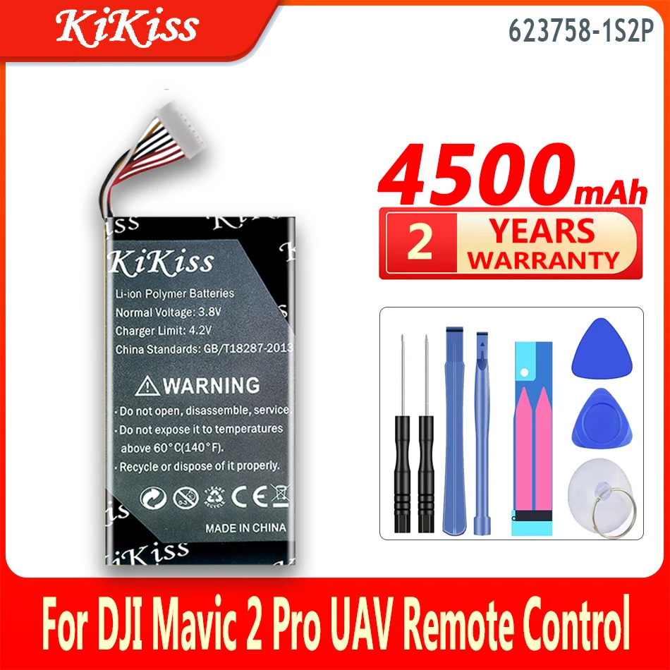 Аккумулятор 4500 мАч KiKiss 623758-1S2P для DJI Mavic 2 Pro БПЛА с дистанционным управлением Control mavic2 Pro
Аккумулятор 4500 мАч KiKiss 623758-1S2P для DJI Mavic 2 Pro БПЛА с дистанционным управлением Control mavic2 Pro