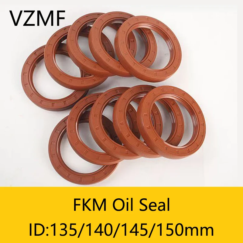 1Pcs FKM Framework Oil Seal ID 135mm 140mm 145mm 150mm OD 150~180mm Thickness 12-16mm Fluoro Rubber Gasket Rings
1Pcs FKM Framework Oil Seal ID 135mm 140mm 145mm 150mm OD 150~180mm Thickness 12-16mm Fluoro Rubber Gasket Rings