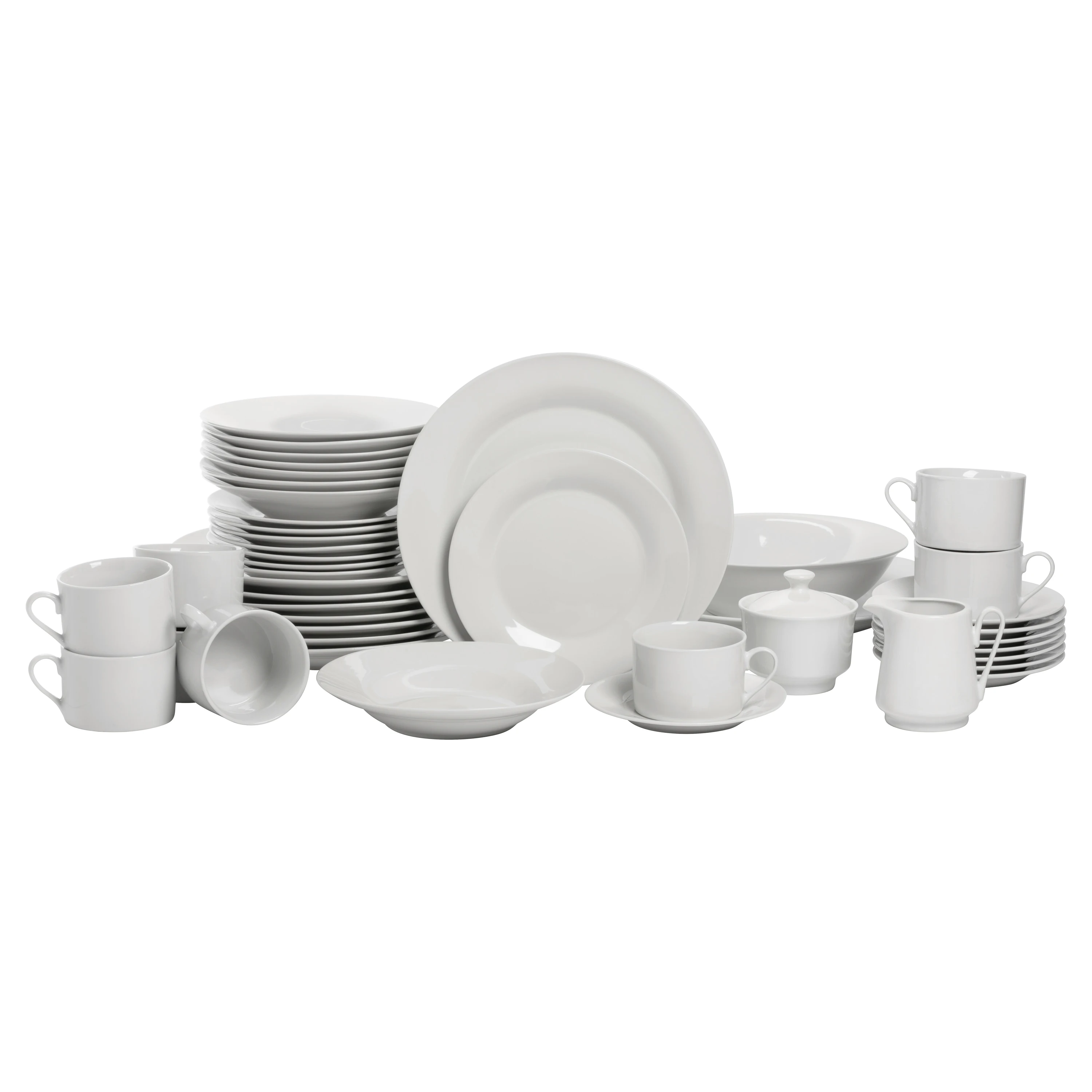 Strawberry Street White Round Dinnerware Set 45-Piece
Strawberry Street White Round Dinnerware Set 45-Piece