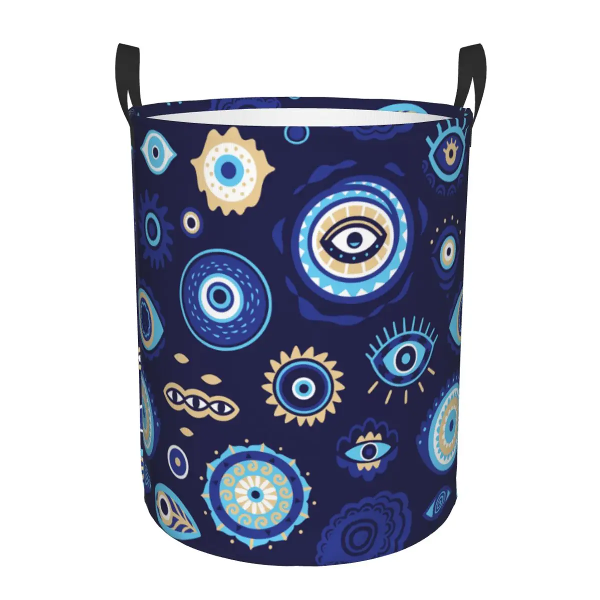 Custom Magic Evil Eye Turkish Style Laundry Hamper Large Storage Basket Girls Boys Toy Organizer
Custom Magic Evil Eye Turkish Style Laundry Hamper Large Storage Basket Girls Boys Toy Organizer