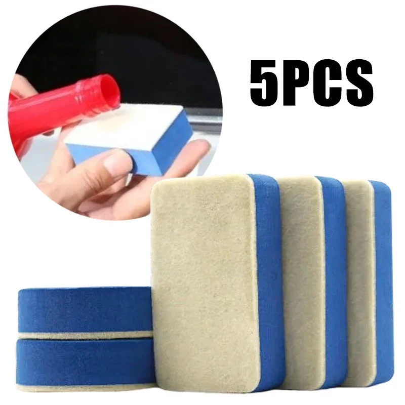 5Pcs Car Windshield Oil Removal Film Sponge Brushes Car Polishing Cleaning Tools Wool Felt Clean Sponge Auto Washing Accessories
5Pcs Car Windshield Oil Removal Film Sponge Brushes Car Polishing Cleaning Tools Wool Felt Clean Sponge Auto Washing Accessories