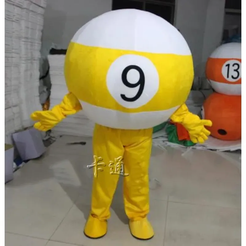 Friendly Billiard Ball Carom Mascot Costume Mascota Fancy Dress with Round White Face Black Numbers Mascot Costumes for Sale
Friendly Billiard Ball Carom Mascot Costume Mascota Fancy Dress with Round White Face Black Numbers Mascot Costumes for Sale