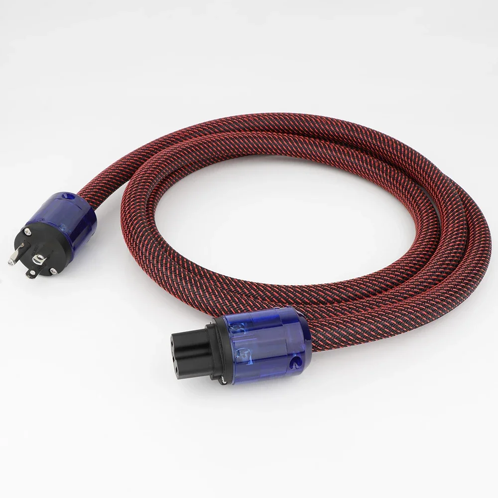 Power Cable (10AWG, OD:17MM, OFC Conductor, Copper Shielding), Hi-End Power Cord AC Mains Cord with US Plug+IEC C13 Connector
Power Cable (10AWG, OD:17MM, OFC Conductor, Copper Shielding), Hi-End Power Cord AC Mains Cord with US Plug+IEC C13 Connector