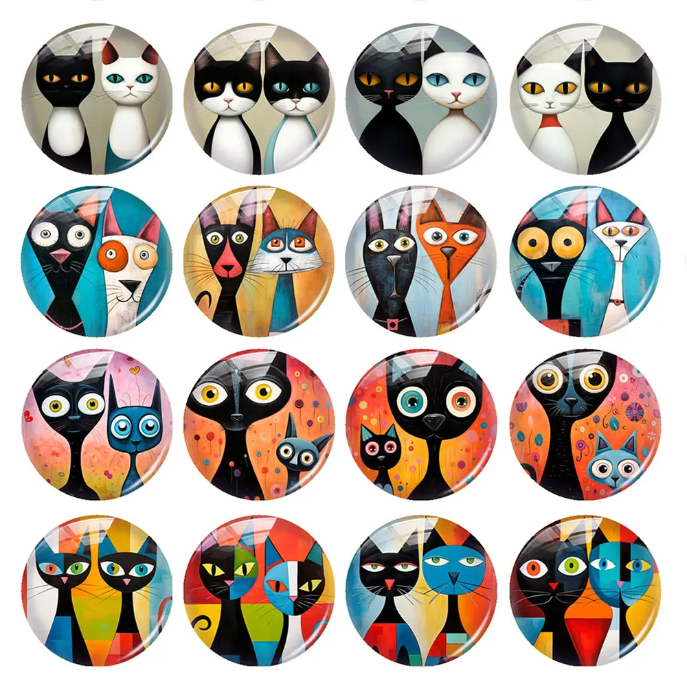 Random Mixed Round/Oval/Square Cute Cat Kitten Cartoon Style Photo Glass Cabochon Flatback Demo Cameo For Diy Jewelry Making
Random Mixed Round/Oval/Square Cute Cat Kitten Cartoon Style Photo Glass Cabochon Flatback Demo Cameo For Diy Jewelry Making