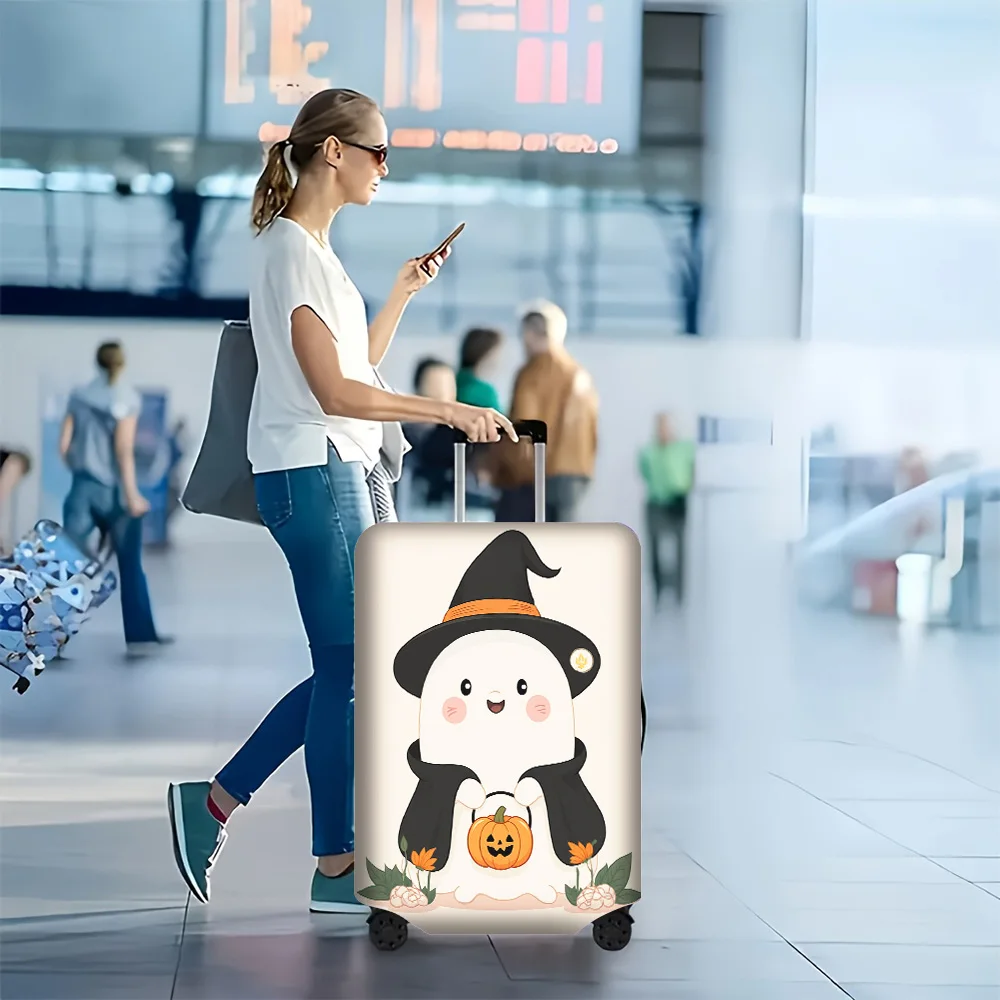 1PC Ghost Print Luggage Cover for luggage sizes 18-32; dust and elastic travel accessories to effectively protect your luggage
1PC Ghost Print Luggage Cover for luggage sizes 18-32; dust and elastic travel accessories to effectively protect your luggage