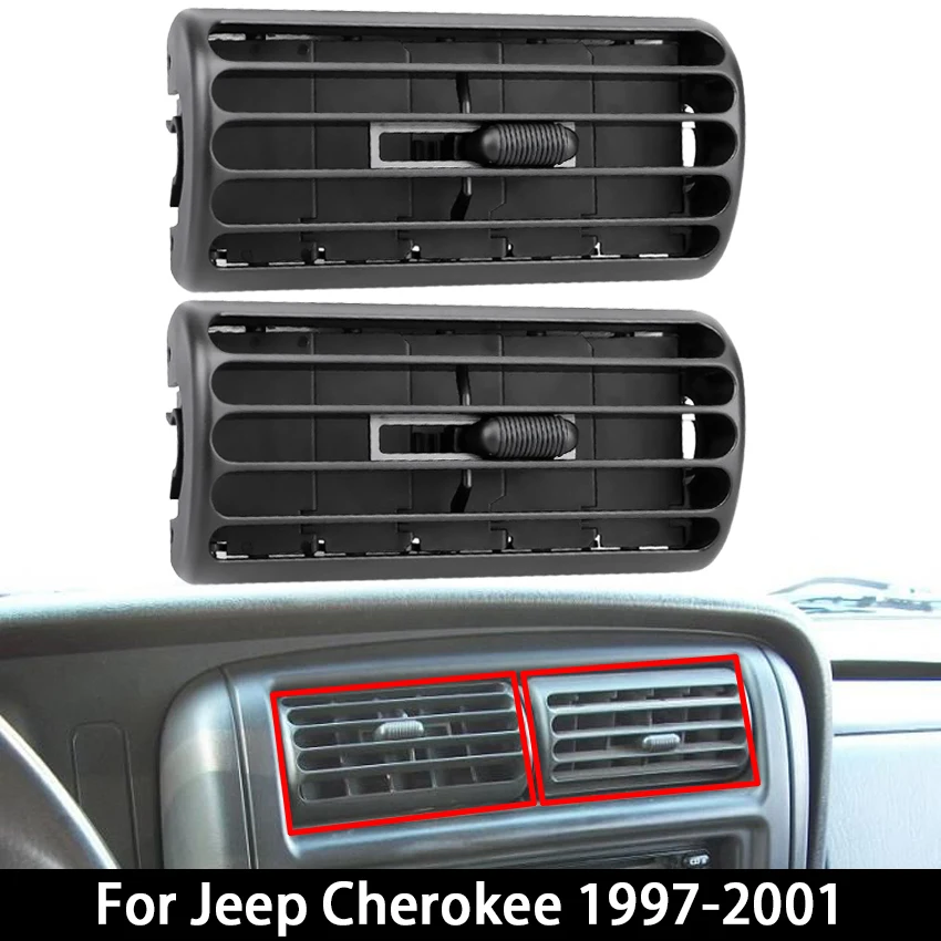 Dashboard Center Air Conditioner Vent Outlet Panel For Jeep Cherokee 1997-2001 | Wrangler TJ 1997-2006 AC Grille 5FS10LAZAB
Dashboard Center Air Conditioner Vent Outlet Panel For Jeep Cherokee 1997-2001 | Wrangler TJ 1997-2006 AC Grille 5FS10LAZAB