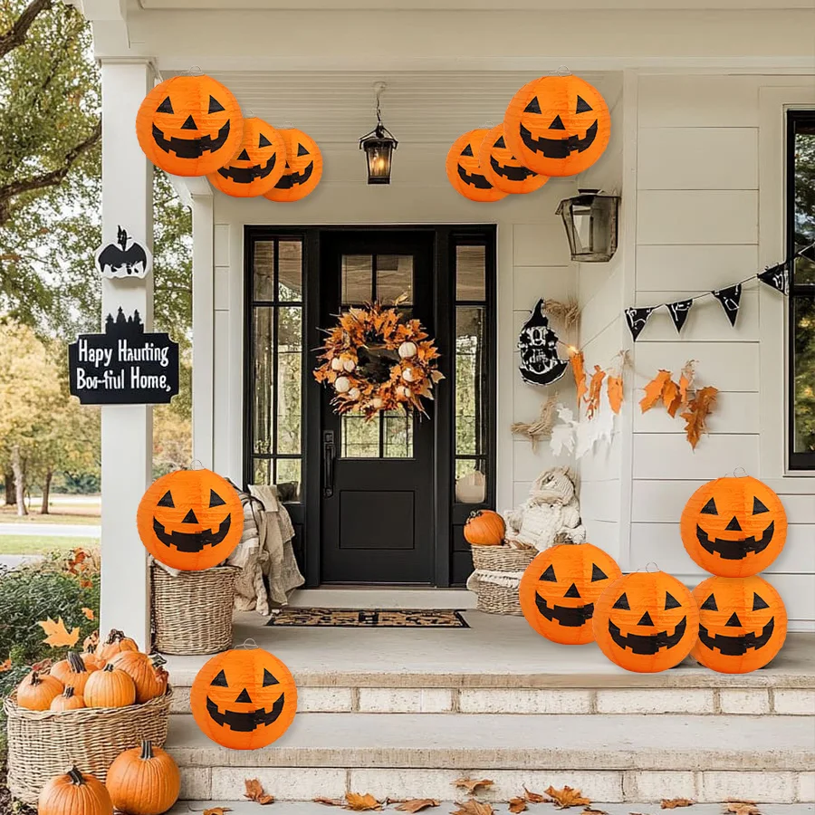 Pumpkin Paper Lantern Foldable Round Orange Paper Hanging Lamp Halloween Party Indoor Outdoor Decor Haunted House Ornament
Pumpkin Paper Lantern Foldable Round Orange Paper Hanging Lamp Halloween Party Indoor Outdoor Decor Haunted House Ornament