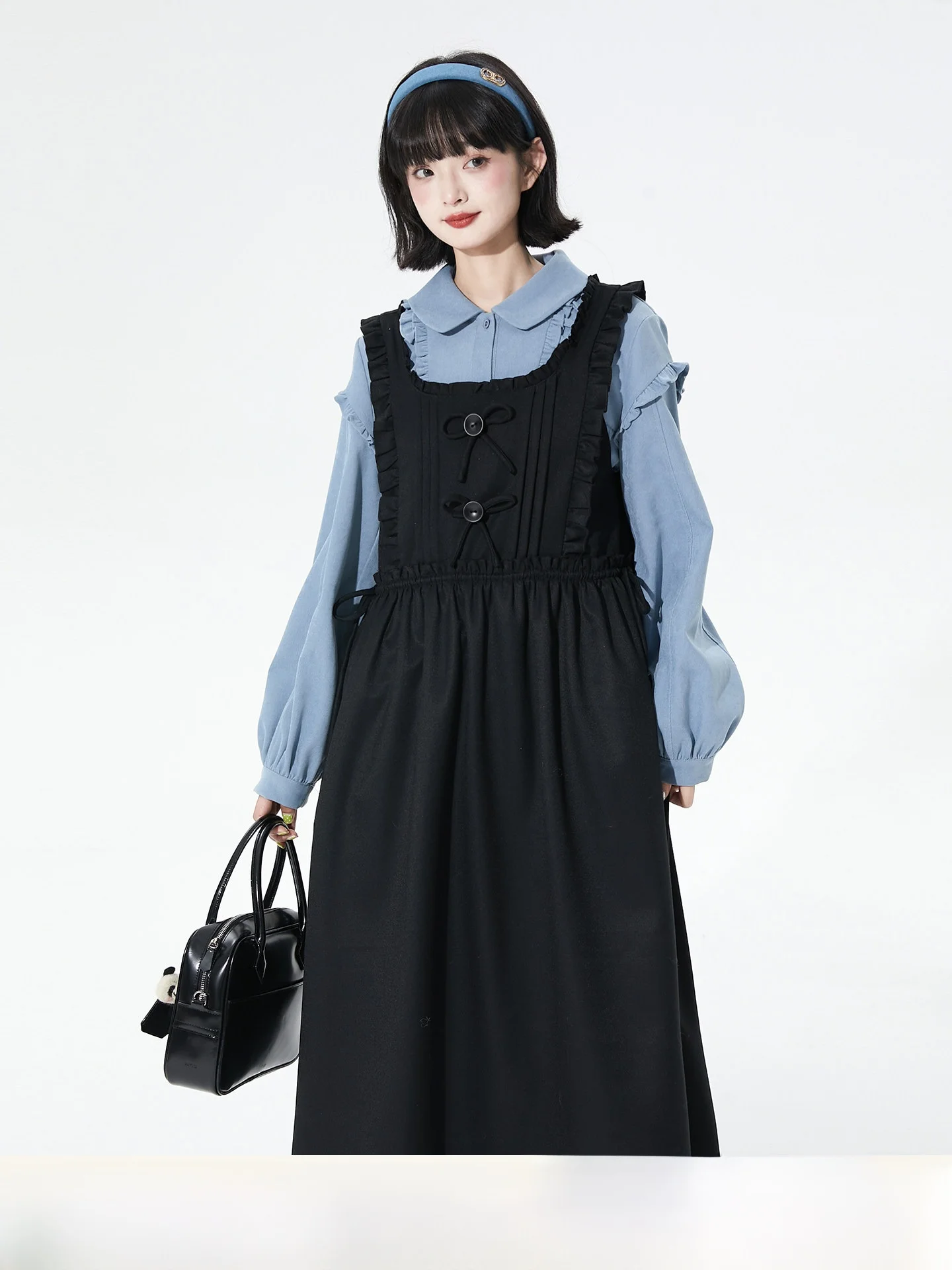 Bla Original Design Square Collar Dstring Strap Dr Autumn Winter Knot High Waist Polyester Fiber Gown for W...
Bla Original Design Square Collar Dstring Strap Dr Autumn Winter Knot High Waist Polyester Fiber Gown for W...