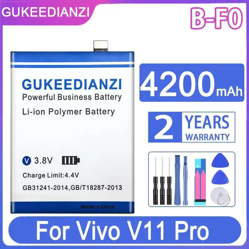 Durable Mobile Phone Battery Reliable Power 4200mAh B-F0 For Vivo V11 Pro V11Pro X21s 1804 1806 1814 PD1813F_EX
Durable Mobile Phone Battery Reliable Power 4200mAh B-F0 For Vivo V11 Pro V11Pro X21s 1804 1806 1814 PD1813F_EX