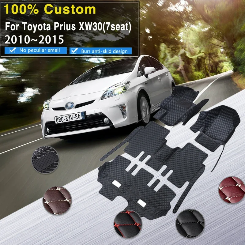 RHD Car Floor Mats For Toyota Prius XW30 2010~2015 7seat Waterproof Tapete Automotivo Para Carro Car Mats Fully Set Car Accessor
RHD Car Floor Mats For Toyota Prius XW30 2010~2015 7seat Waterproof Tapete Automotivo Para Carro Car Mats Fully Set Car Accessor