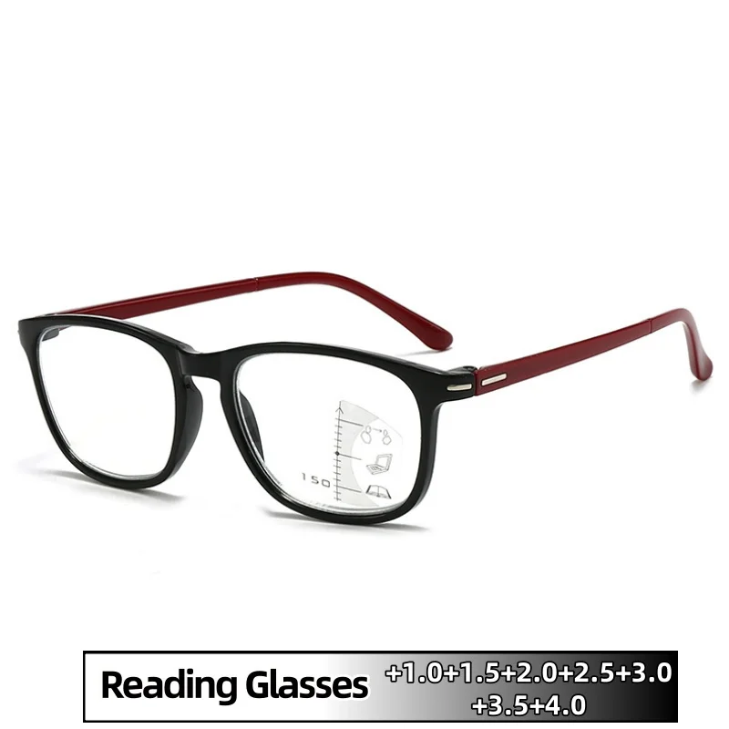 Unisex Simplicity Elegant Multifocal Presbyopia Eyeglasses Classic Retro Blue Light Blocking HD Clear Lens Reading Glasses
Unisex Simplicity Elegant Multifocal Presbyopia Eyeglasses Classic Retro Blue Light Blocking HD Clear Lens Reading Glasses