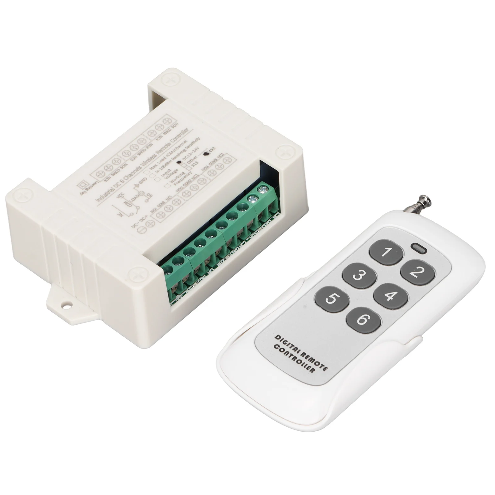 Пульт дистанционного управления для двигателя, стабильное реле управления, простое в использовании, 12В/24В, для электрических штор
Пульт дистанционного управления для двигателя, стабильное реле управления, простое в использовании, 12В/24В, для электрических штор