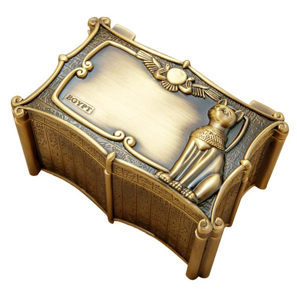 European Jewelry Box Vintage Zinc Alloy Necklace Ring Storage Case Dustproof Scratch Resistant Trinket Container
European Jewelry Box Vintage Zinc Alloy Necklace Ring Storage Case Dustproof Scratch Resistant Trinket Container