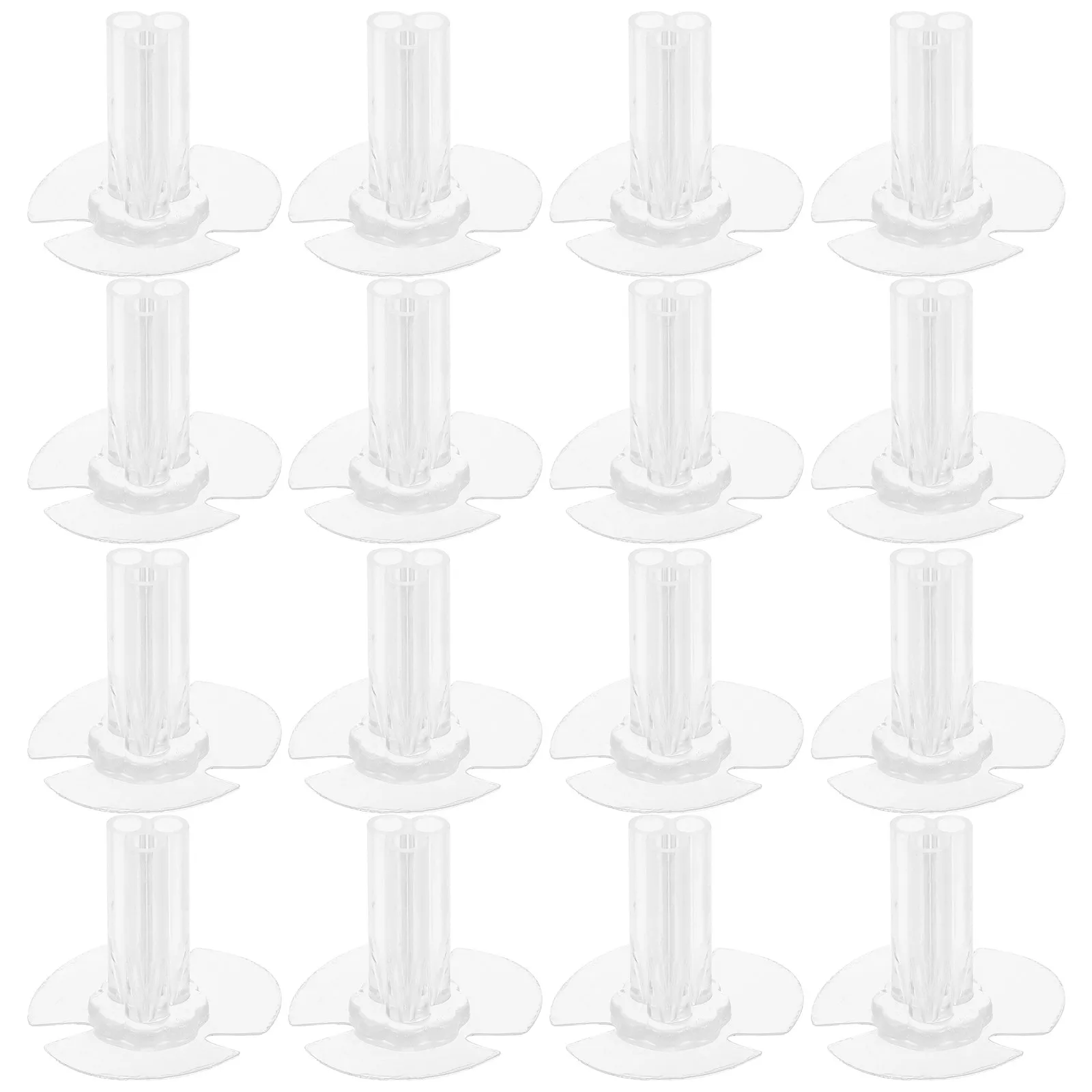 30Pcs Clear Plastic Flower Holder Stand with Peel-and-Stick Backing Three-Slot Floral Arrangement Base for Wedding Party Home
30Pcs Clear Plastic Flower Holder Stand with Peel-and-Stick Backing Three-Slot Floral Arrangement Base for Wedding Party Home