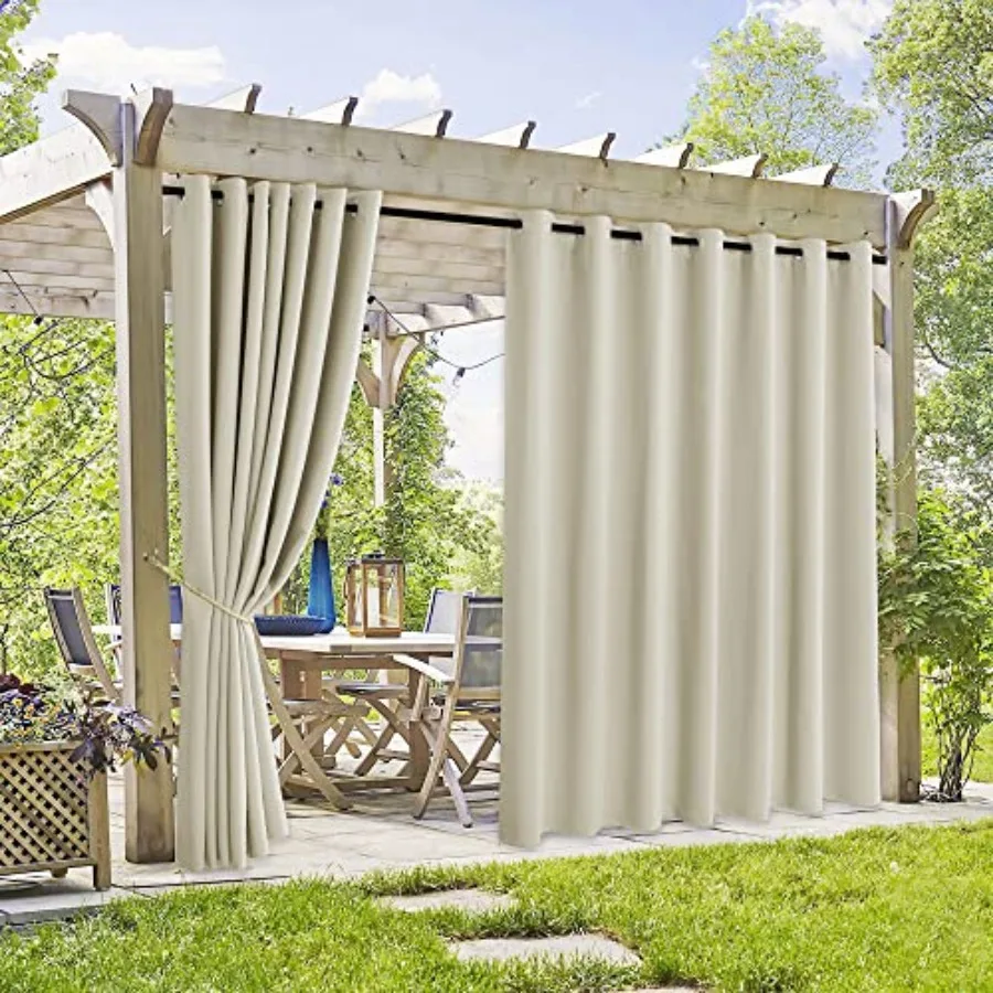 Extra Wide Outdoor Curtains 2 Panels - UV Protect Waterproof Privacy Outside Curtains for Patio Gazebo Balcony Lanai Pavilion P
Extra Wide Outdoor Curtains 2 Panels - UV Protect Waterproof Privacy Outside Curtains for Patio Gazebo Balcony Lanai Pavilion P