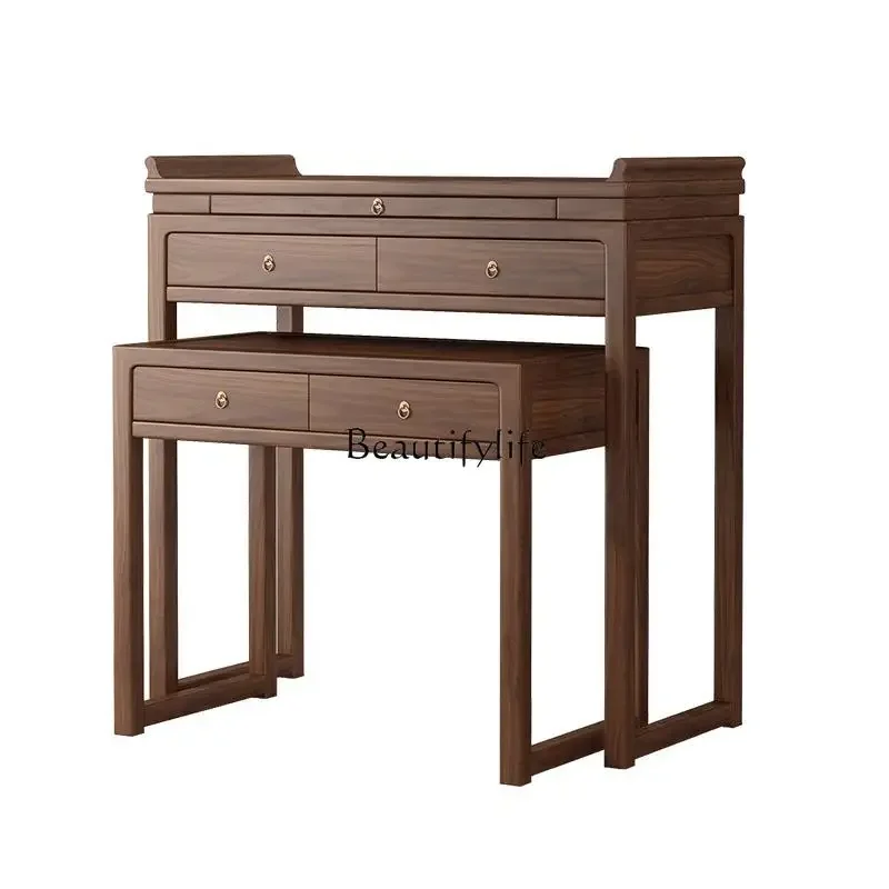 FGBlack walnut table incense case household living room solid wood Buddhist table
FGBlack walnut table incense case household living room solid wood Buddhist table
