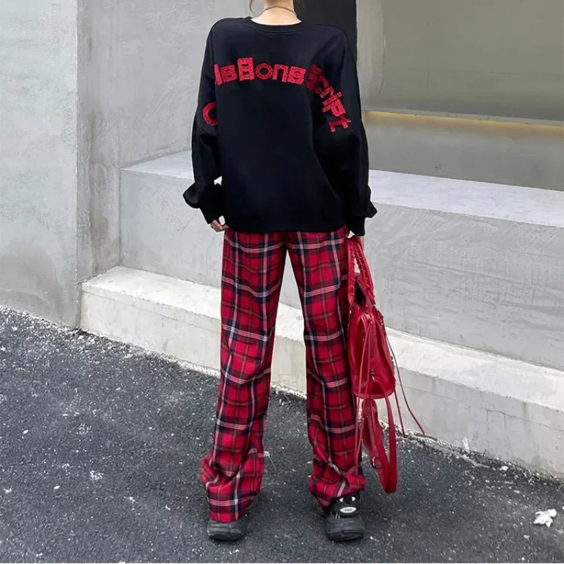 Long Pants for Women Straight Leg High Waist Woman Trousers Elastic New In 90s All Medium Aesthetic One Size Comfortable Stretch
Long Pants for Women Straight Leg High Waist Woman Trousers Elastic New In 90s All Medium Aesthetic One Size Comfortable Stretch