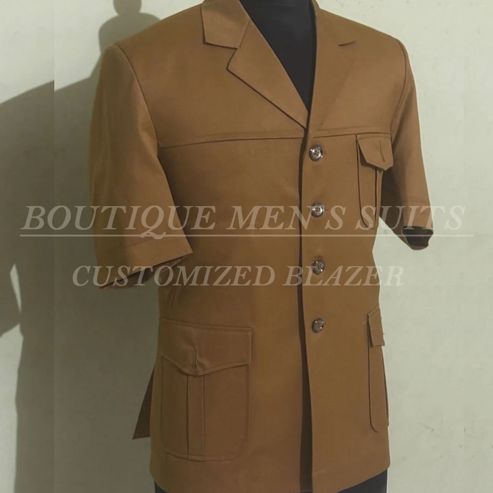 KSDN Casual Short Sleeve Men's Suits Blazer Elgant Single Breasted Notch Lapel Slim Fit 2 Piece Jacket Pants Sets Costume Homme
KSDN Casual Short Sleeve Men's Suits Blazer Elgant Single Breasted Notch Lapel Slim Fit 2 Piece Jacket Pants Sets Costume Homme