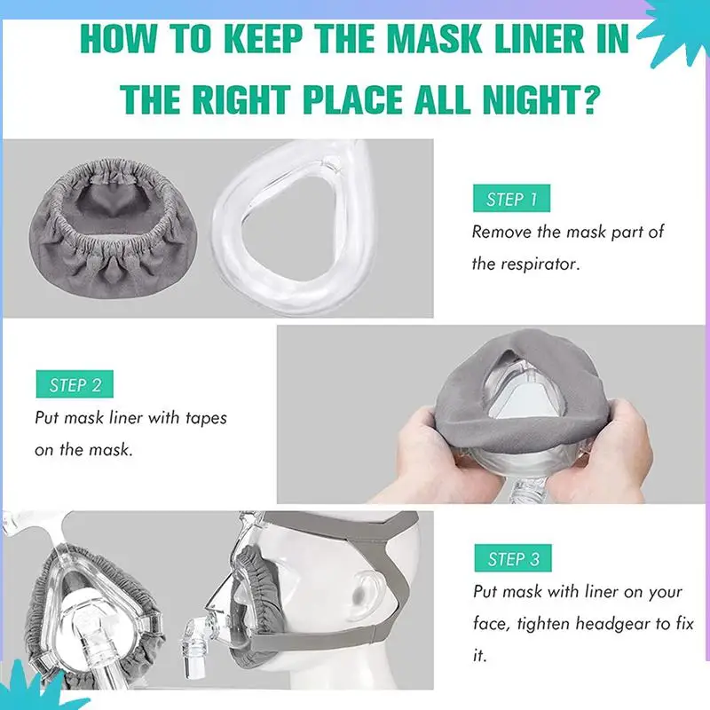 ABZW 8 шт. вкладыши для масок CPAP, многоразовые тканевые удобные чехлы для уменьшения утечек воздуха, раздражения кожи, моющиеся и легко чистящиеся серые
ABZW 8 шт. вкладыши для масок CPAP, многоразовые тканевые удобные чехлы для уменьшения утечек воздуха, раздражения кожи, моющиеся и легко чистящиеся серые