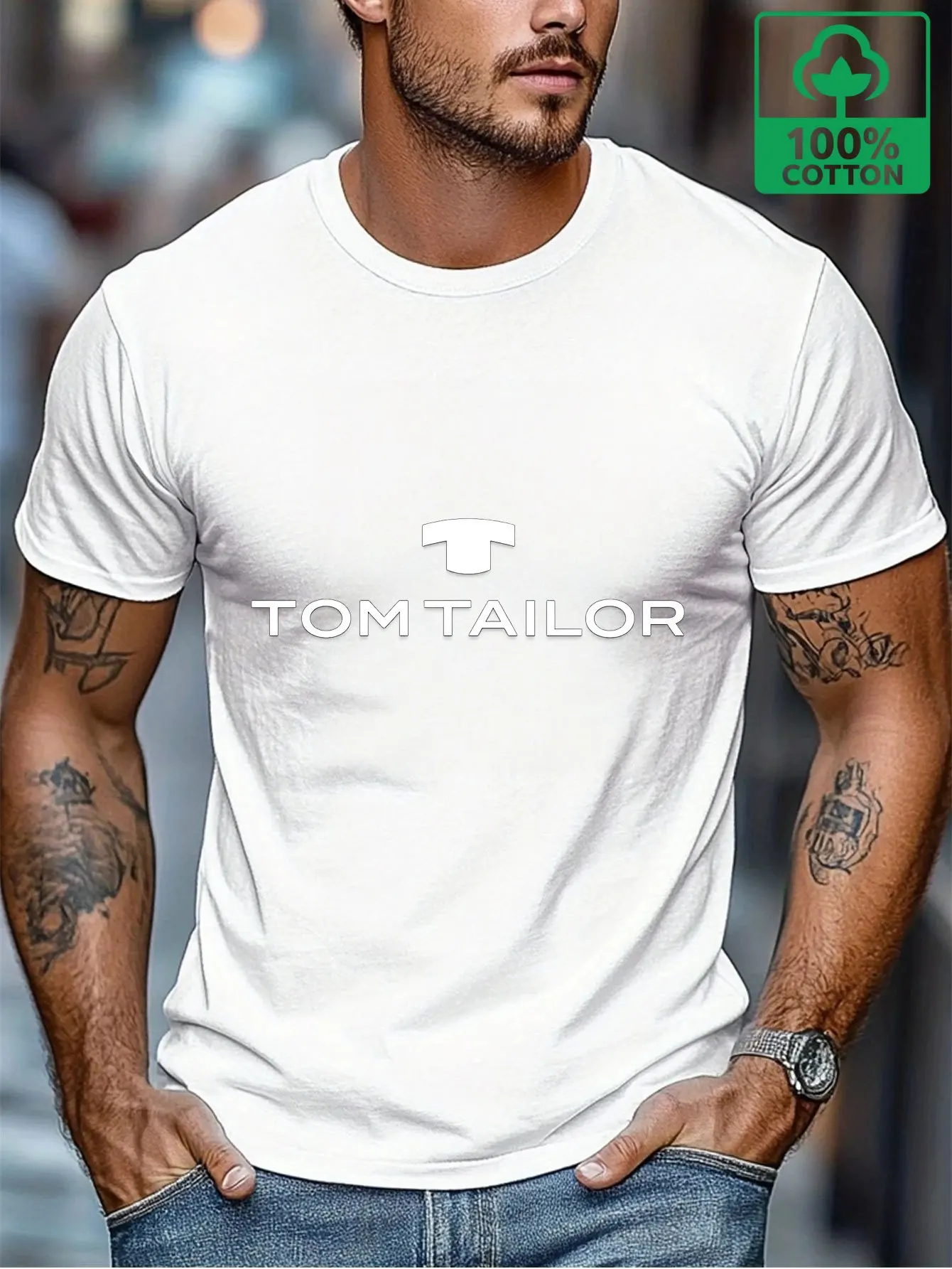 TOM TAILOR Men'S Heavyweight Cotton T-Shirt - Soft Breathable Crew Neck Tee, Minimalist Everyday Shirt for Office, Casual & F
TOM TAILOR Men'S Heavyweight Cotton T-Shirt - Soft Breathable Crew Neck Tee, Minimalist Everyday Shirt for Office, Casual & F