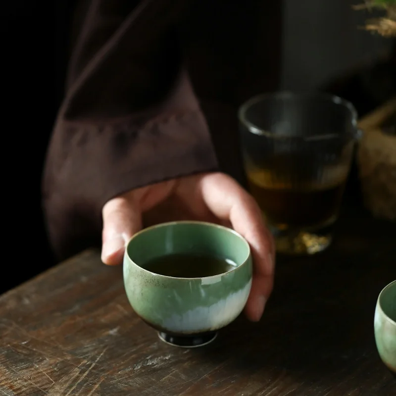 ★Весенняя зеленая чашка Aurora для выпечки в печи, чашка для чая Jingdezhen, чашка для чая ручной работы, персональный специальный керамический чайный набор, чашка для дегустации чая
★Весенняя зеленая чашка Aurora для выпечки в печи, чашка для чая Jingdezhen, чашка для чая ручной работы, персональный специальный керамический чайный набор, чашка для дегустации чая