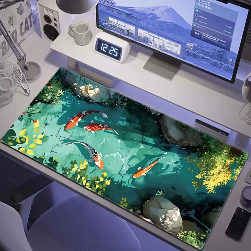 HYBXAXC Koi Fish Gaming Mouse Pad Non-Slip Rubber Desk Mat Stitched Edge Office work Esports Gift for Gamers desk accessories
HYBXAXC Koi Fish Gaming Mouse Pad Non-Slip Rubber Desk Mat Stitched Edge Office work Esports Gift for Gamers desk accessories