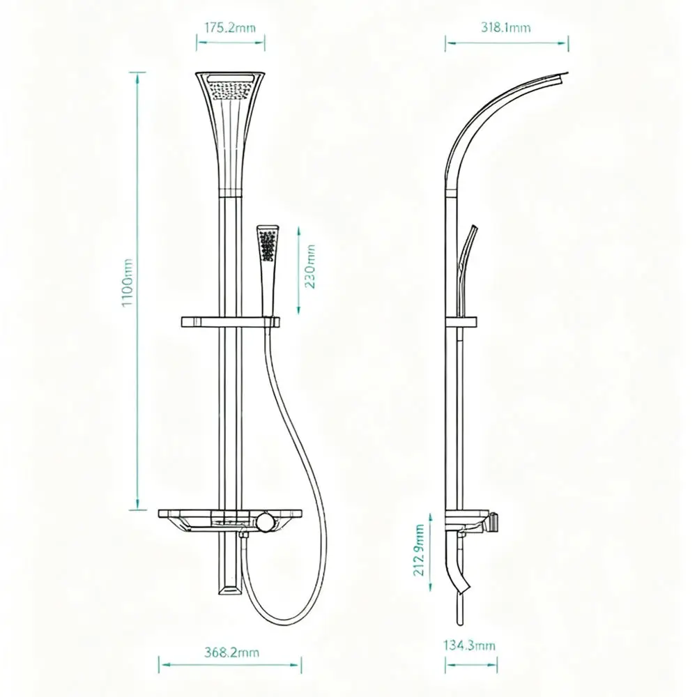 Shower Complete Set Chrome Modern Shower Mixer Black White Rain Spray Massage Jet Brass Thermostatic Ceramic Apartment Slide Bar
Shower Complete Set Chrome Modern Shower Mixer Black White Rain Spray Massage Jet Brass Thermostatic Ceramic Apartment Slide Bar