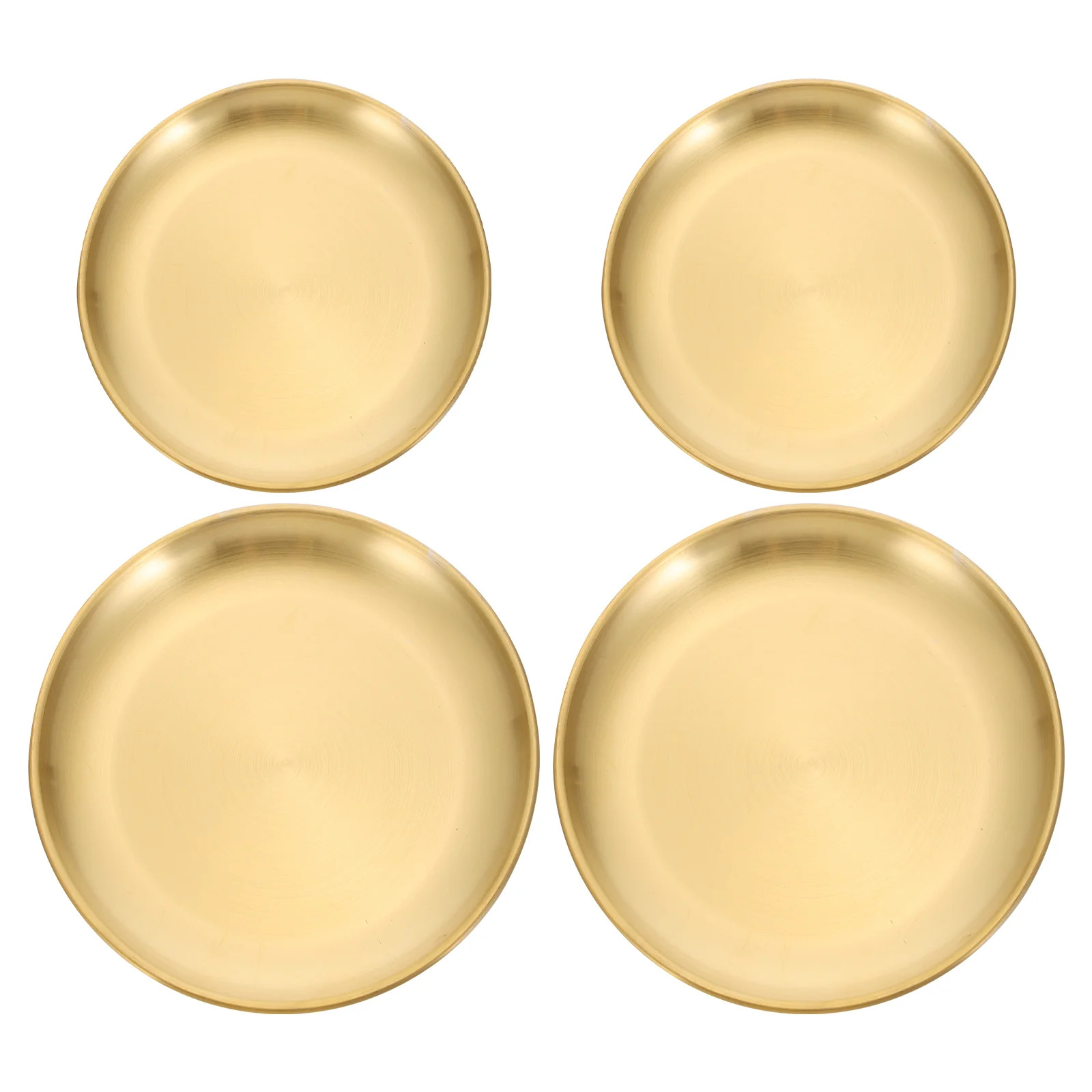 4 Pcs Disc Round Cake Pans Stainless Steel Plates Storage Tray Food Serving Vegetable BBQ Supplies Child Dish
4 Pcs Disc Round Cake Pans Stainless Steel Plates Storage Tray Food Serving Vegetable BBQ Supplies Child Dish