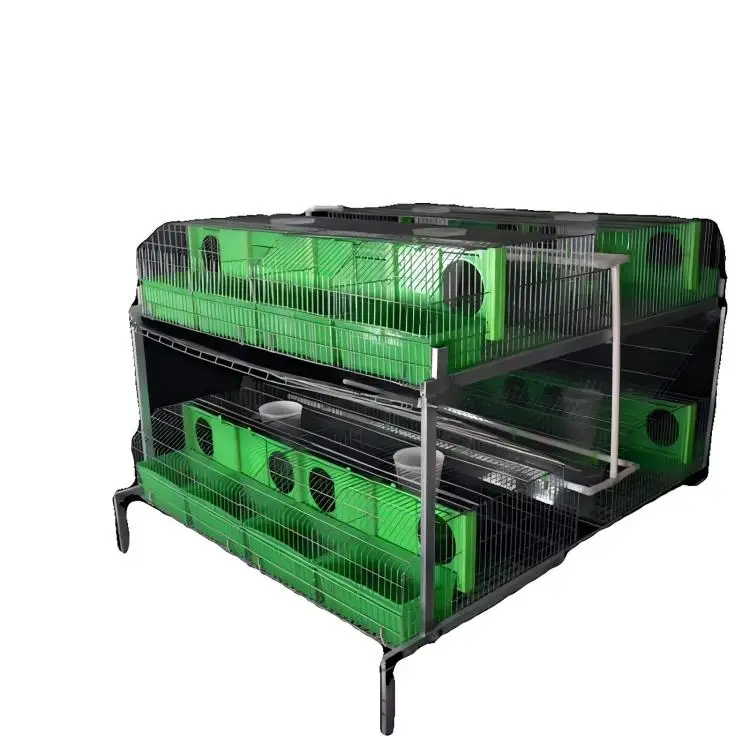 New 4 Layer 24 Cells H Type Steel Farm Rabbit Cage With Mesh Hot Dip Galvanized Double Row Trapezoid Design
New 4 Layer 24 Cells H Type Steel Farm Rabbit Cage With Mesh Hot Dip Galvanized Double Row Trapezoid Design