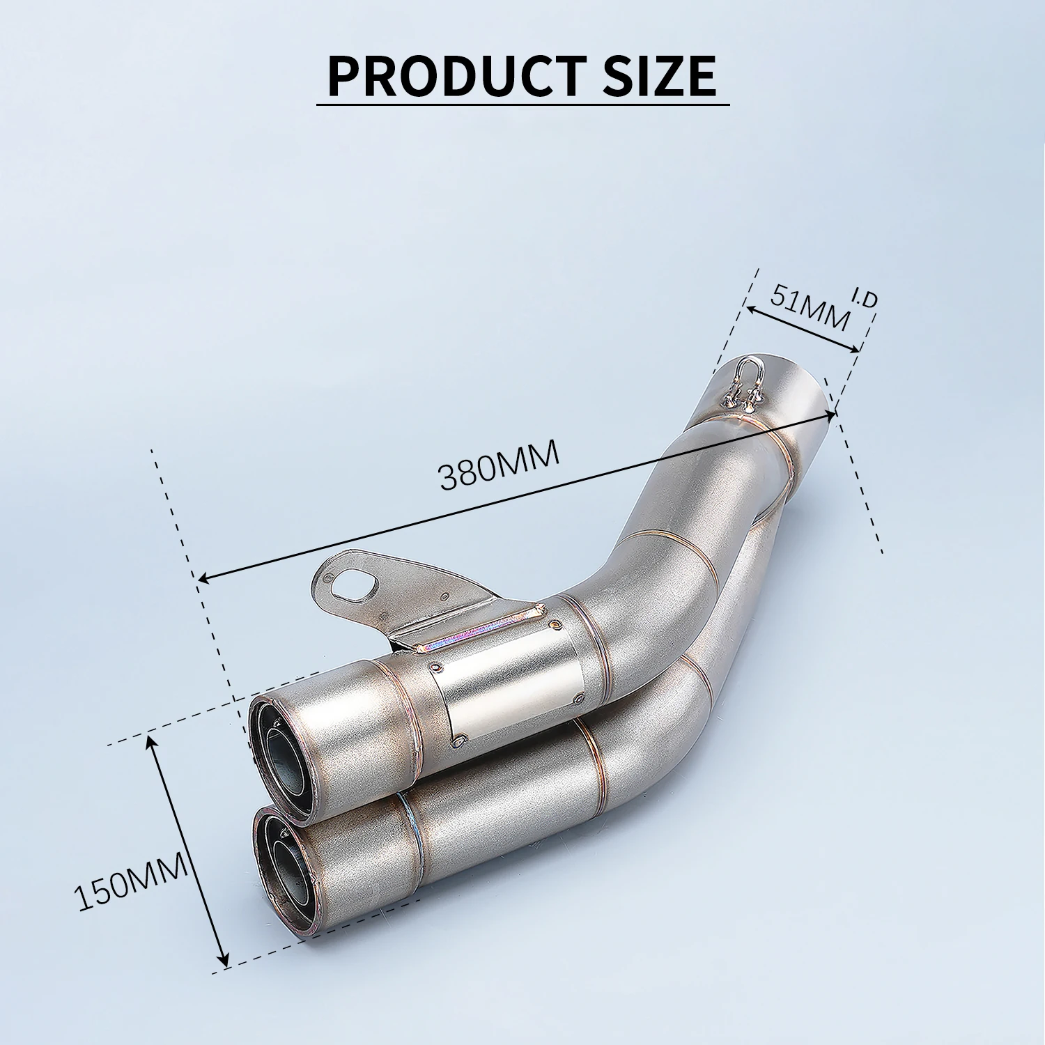 double out moto exhaust Pipr tail section modification suitable models Connecting Slip-on Muffler Escape Tailpipe spring Link
double out moto exhaust Pipr tail section modification suitable models Connecting Slip-on Muffler Escape Tailpipe spring Link