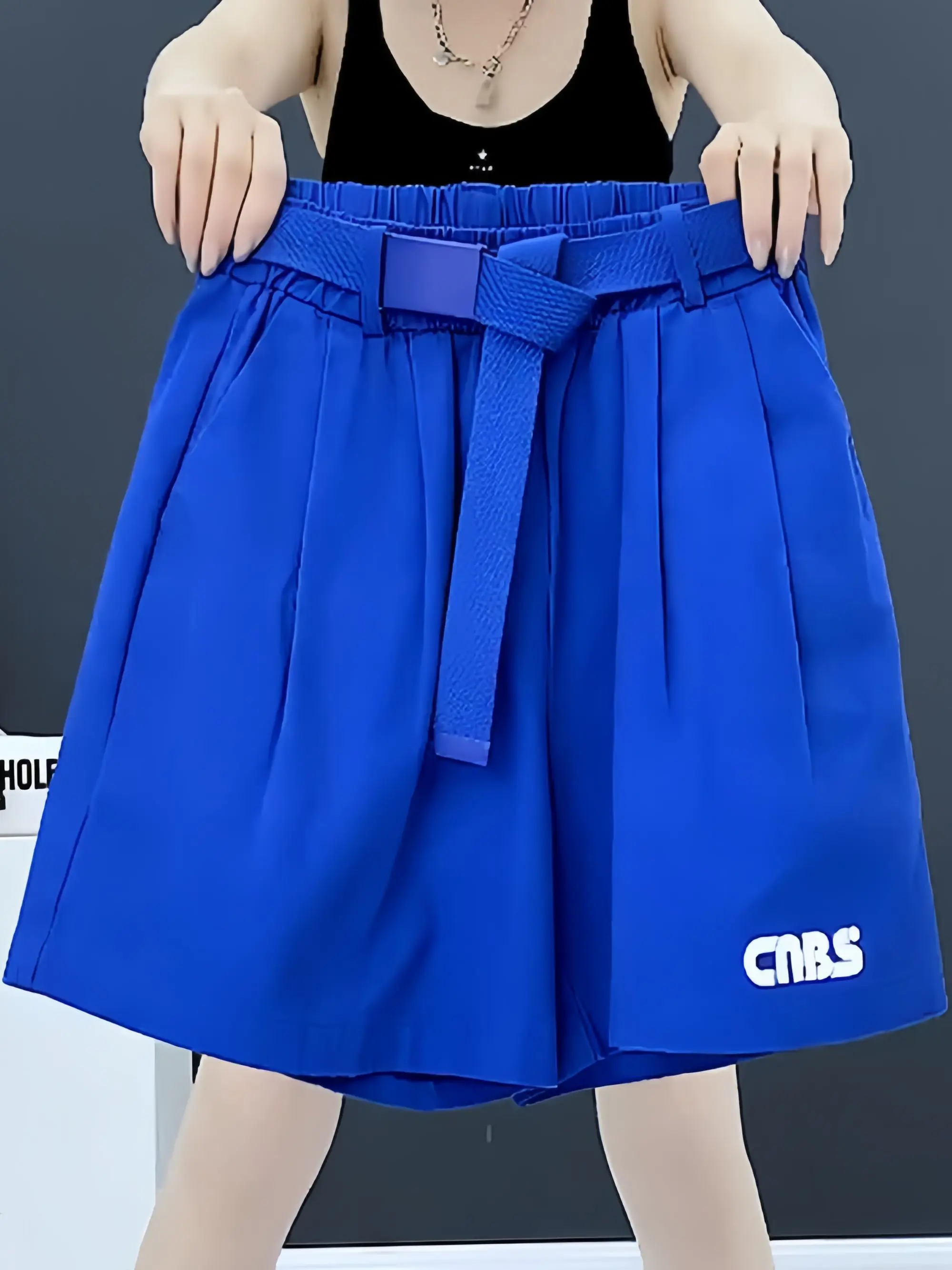 Blue Cotton Casual Sports Shorts Summer New Style Versatile plus Size Fashionable Wide Leg Straight Tube Pants
Blue Cotton Casual Sports Shorts Summer New Style Versatile plus Size Fashionable Wide Leg Straight Tube Pants
