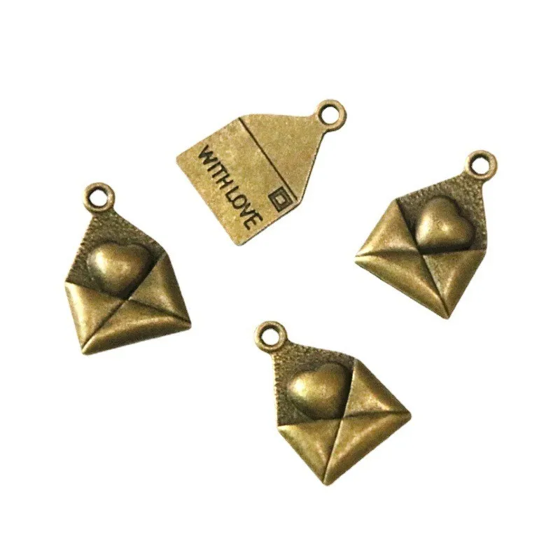 50Pcs 18*12MM Antique Bronze Plated Retro With Love Letter Charms Pendants DIY Handmade Jewelry Accessories
50Pcs 18*12MM Antique Bronze Plated Retro With Love Letter Charms Pendants DIY Handmade Jewelry Accessories