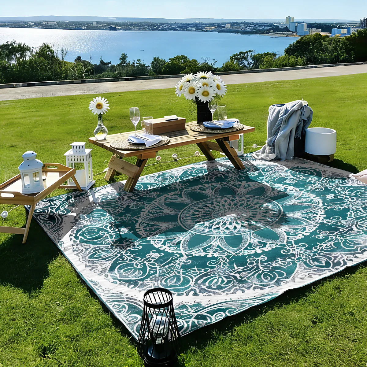 1pc Waterproof Sandproof Beach Camping Picnic Mat, Portable Foldable Seaside Outdoor Ground Pad,Sfor Outdoor Camping and Picnics
1pc Waterproof Sandproof Beach Camping Picnic Mat, Portable Foldable Seaside Outdoor Ground Pad,Sfor Outdoor Camping and Picnics